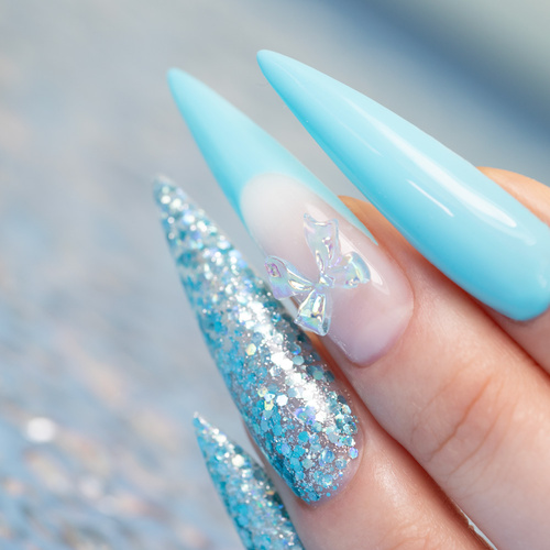 5+1 gratis Smalto ibrido MollyLac Fancy Fashion Blue Punch 10 g n. 338