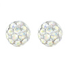 Pendientes Studex System 75 con bola y cristales de roca de 4,5 mm 7522-0315