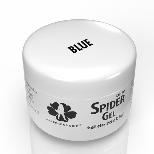Żel do zdobień Spider Gel Allepaznokcie niebieski blue 3ml