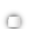 Pot blanc mat 15 ml, fond type 26, PP, isotherme