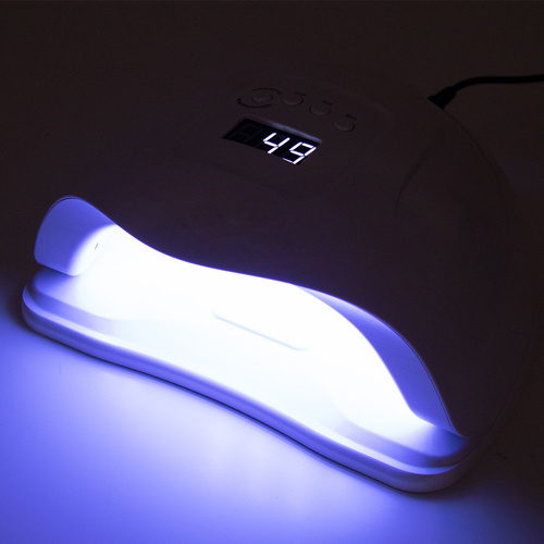 Lampa do paznokci UV/LED 120W No Name do lakierów hybrydowych biała X5 Plus