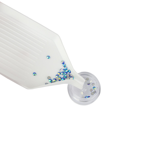 Set de 100 piezas para decorar uñas con strass: aplicador, cera, bandeja y pinzas