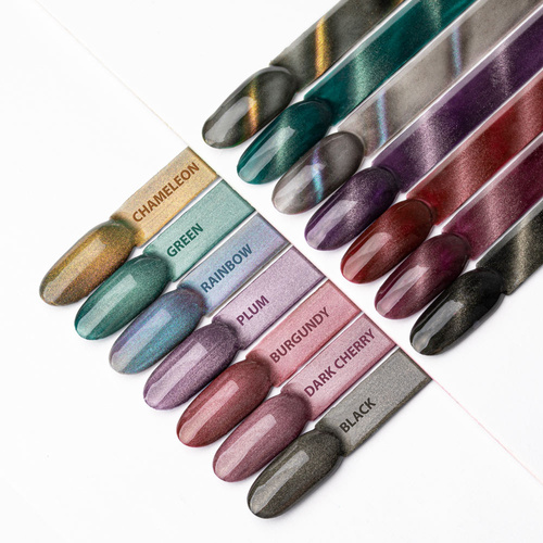Lakier hybrydowy LED/UV Gel Polish Cat Eye CAT 5 Rainbow AlleLac HEMA/Di-HEMA Free 6g