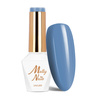 Molly Nails Blue Sky Clear Blue HEMA/Di-HEMA Free Hybrid Nail Polish 8g No. 113