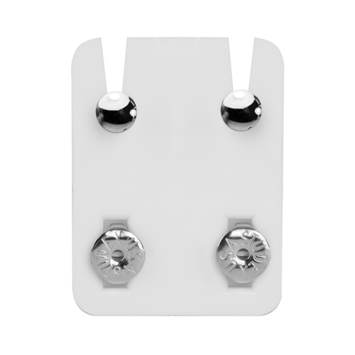 Kolczyki Studex Plus kulka kolor srebrny R200W