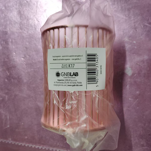 Stojak organizer pojemnik na pędzelki Rose Gold Nr 3