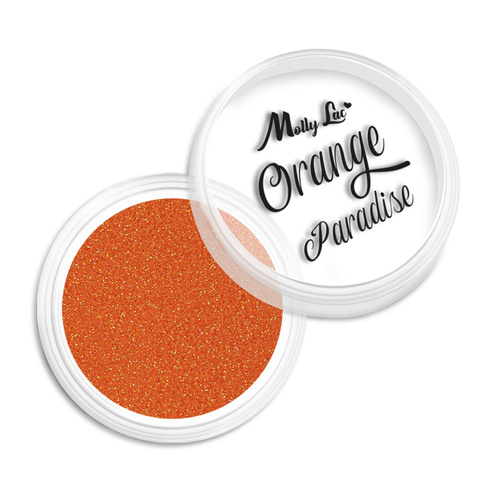Pyłek do paznokci Orange Paradise MollyLac 1 g Nr 5