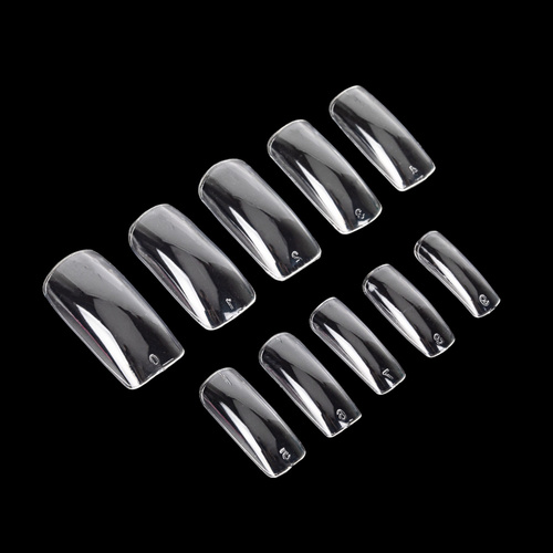 Tips per l'estensione rapida delle unghie Nail Tips NTN Premium quadrate, 100 pezzi