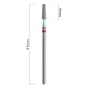 Staleks Expert DUO Red-Blue Conical Diamond Bur, 2.5/8 mm