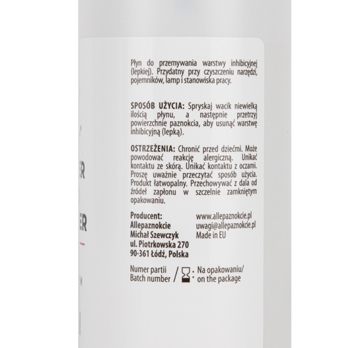 Cleaner degreaser for washing dispersion layers with atomizer, 100 ml