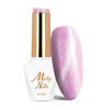 Smalto ibrido LED/UV Gel Polish Pinks Cat Eye Pastel n. 182 Molly Nails senza HEMA/Di-HEMA 8 g