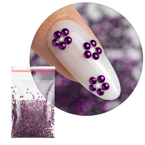 ShinePins gładkie ćwieki błyskotki ozdoby do paznokci mini NTN Premium Nr 16 5g