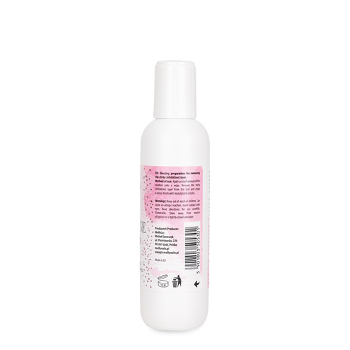 Parfümiertes 3-in-1-Reinigungsmittel und Glanzspray zum Entfernen der klebrigen Schicht – Magic Super Shine Finisher von MollyNails, 100 ml