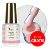 10 + 1 gratis: Base de caucho para uñas flexibles, ideal para decoraciones S.O.S. Antidotum Pro Salon Molly Nails Babydoll 15 g