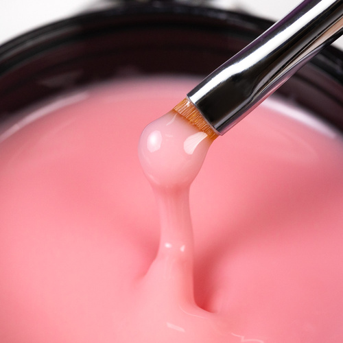 10+1gratis Budujący żel samopoziomujący twardy średniogęsty builder gel self leveling Molly Nails Faded Pink HEMA/Di-HEMA Free 50 g