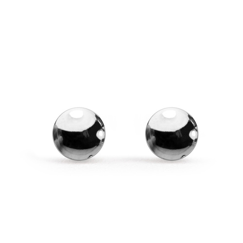 Studex Plus Mini Line Silver Ball Earrings