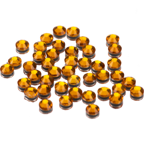 Strass in vetro per unghie SS10 Topaz, circa 50 pezzi