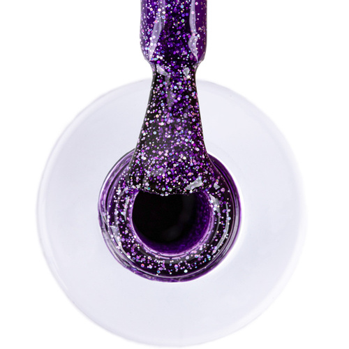Lakier hybrydowy LED/UV Gel Polish Purples Cosmic Violet AlleLac HEMA/Di-HEMA Free 6g
