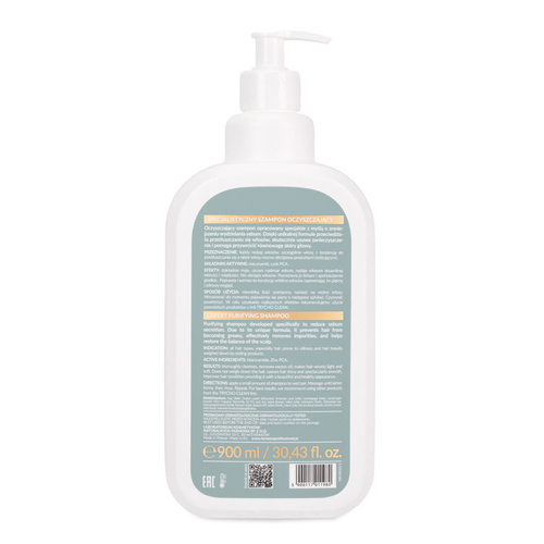 Specjalistyczny szampon oczyszczający włosy Farmona Trycho Clean Hair 900 ml