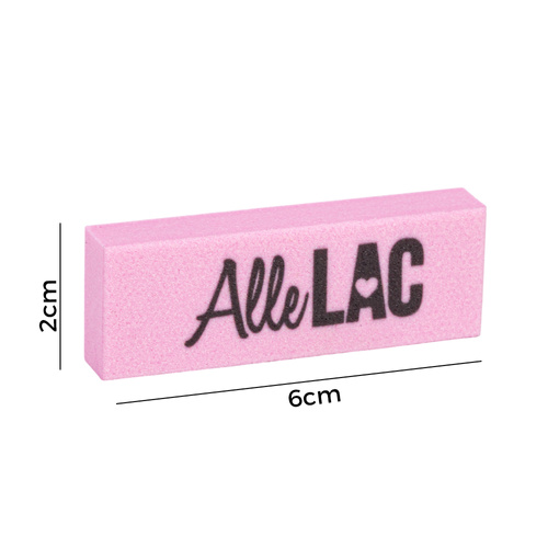 AlleLac Mini-Doppelseitige Polierscheibe 180/240, rosa, 15 Stück