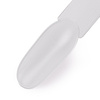 Échantillonneur en forme d'amande sur roue pour gels, vernis hybrides et poudres, transparent, 50 pièces, mat