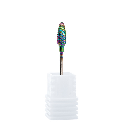 Profesjonalny frez kobaltowo wolframowy tęczowy model Flame M 3/32" Nr 3