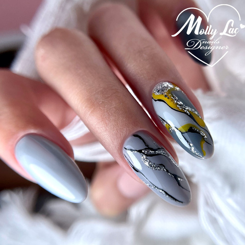 5+1 free MollyLac Fancy Fashion Sunrush hybrid nail polish 10g No. 336