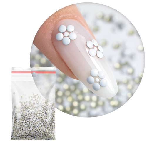 ShinePins: borchie lisce, decorazioni luccicanti per unghie, mini NTN Premium n. 1, 5 g