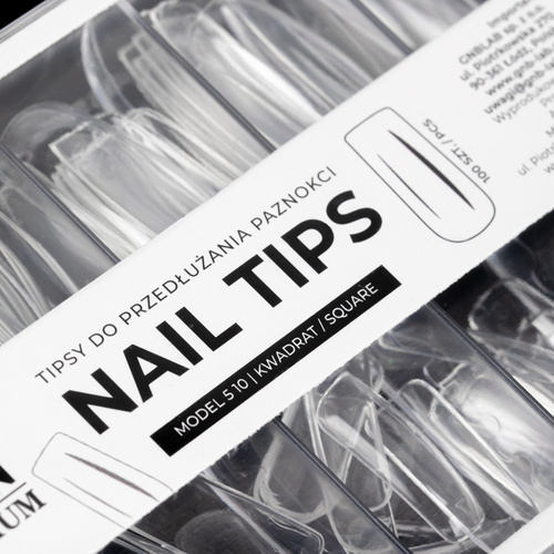 Tips for quick nail extension Nail Tips NTN Premium square 100 pcs