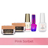 PRO MATCH SYSTEM 4+1 Pink Sorbet: 3x żele: Jelly&SelfLeveling&Gel in bottle+Baza+Doctor Top 15g GRATIS
