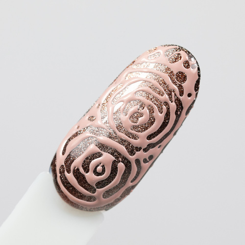 Creative Flow Color Gel  - kreatywny NailArt żel do efektu topniejących, miękkich wzorów Molly Nails Nude Sand HEMA/Di-HEMA free 5 g