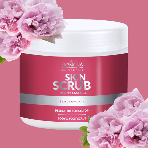 Farmona Skin Scrub Peony Essence Body and Foot Scrub 500g