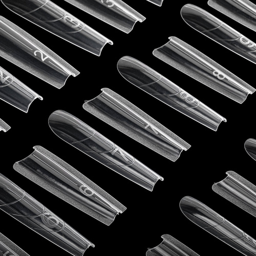 50 pieces Double sandwich dual forms for nail building Sandwich dual forms coffin 15 sizes 240 pieces