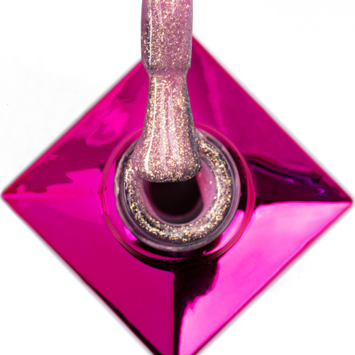 Lakier hybrydowy Molly Nails Bling it on! Frozen Rose 8g Nr 502