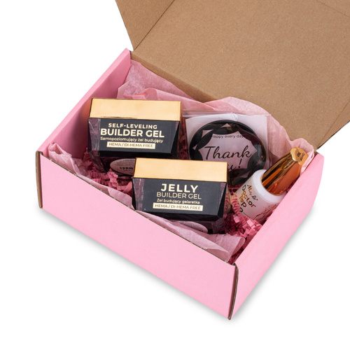 PRO MATCH SYSTEM 2+1 Cherry Blossom: 2x żele 50g: Jelly&SelfLeveling+Doctor Top 15g GRATIS