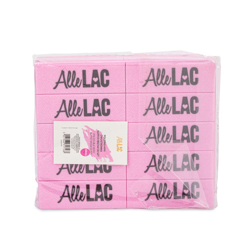Mini lucidatrice bifacciale Buffer 180/240 AlleLac rosa, 50 pezzi