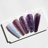 Pyłek lustrzany efekt do zdobień paznokci Glass Effect Allepaznokcie Lilac Nr 6