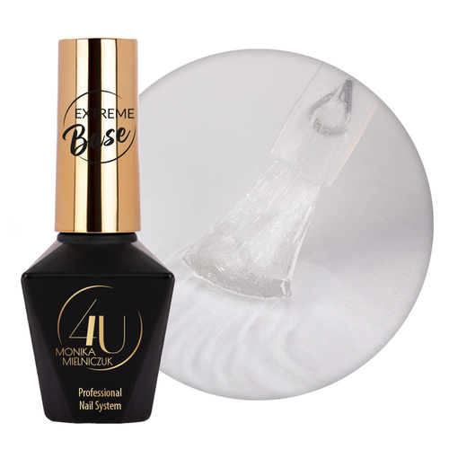 Extreme Base by Monika Mielniczuk Molly Nails: A Flexible Base Coat with High Adhesion, Clear, HEMA/Di-HEMA-Free, 10g