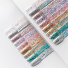 5+1 gratis: Molly Nails Hybridlack „Crushed Diamonds Glammy Chic“, HEMA/Di-HEMA-frei, 8 g, Nr. 537