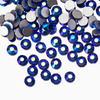 Strass per unghie in vetro SS10 Sapphire AB circa 50 pezzi.