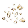 Decorazioni per unghie Molly Nails: strass dorati assortiti, 150 pezzi