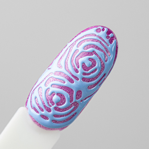 10+1 gratis Creative Flow Color Gel – kreatives NailArt-Gel für den Effekt von verlaufenden, weichen Mustern von Molly Nails, Baby Blue, HEMA/Di-HEMA-frei, 5 g