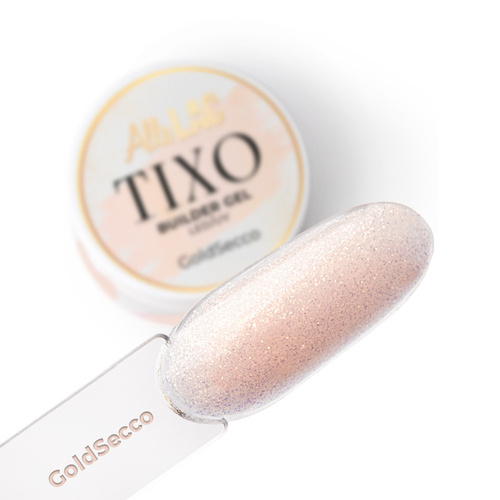 10 + 1 gratis: Tixotropes Aufbau-Gel AlleLac Tixo Builder Gel GoldSecco 45 g
