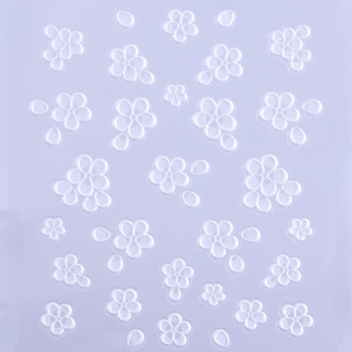 5D self-adhesive convex acrylic flower jewelry stickers Z-D3074