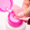 Flacone con dosatore a pompa per liquidi AlleLac rosa da 150 ml