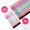 5 + 1 gratis. Esmalte híbrido Molly Nails Shocking Shine Time Lie, 8 g, n.º 682