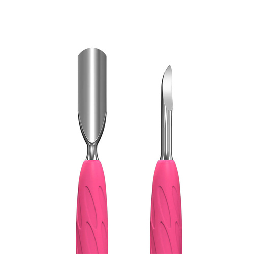 Pincel para manicura Gummy con mango de silicona Staleks Pro Uniq 10 TIPO 6: empujador ancho redondeado y limpiador de uñas