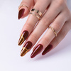 5+1gratis Lakier hybrydowy Molly Nails Elite Women Burgundy HEMA/Di-HEMA Free 8g Nr 41