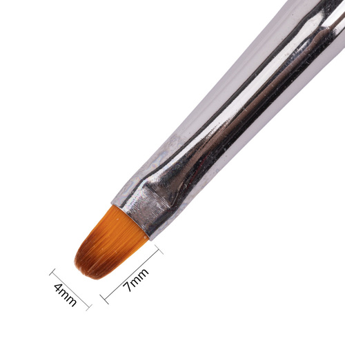 Molly Nails Golden Oval Gel Brush No. 4