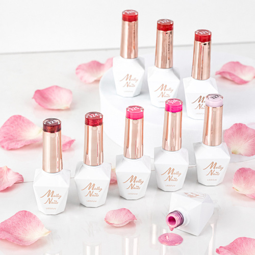 5+1gratis Lakier hybrydowy LED/UV Gel Polish La Vie en Rouge Nr 322 Deep Obsession MollyNails HEMA/Di-HEMA Free 8g